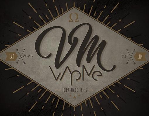 création logo et charte graphique de la marque Vapme